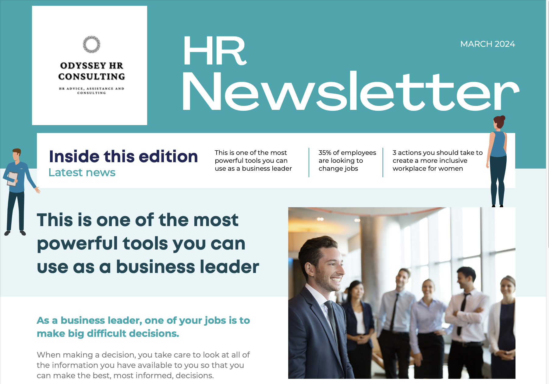 Newsletter March 2024 – This is one of the most powerful tools you can use as a business leader – The Employee Survey!