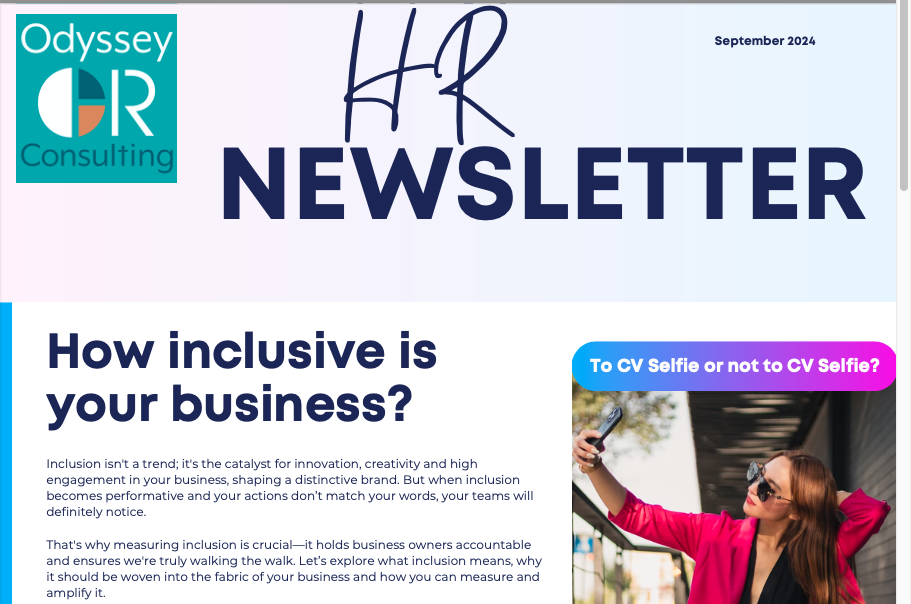 Newsletter September 2024 – How inclusive is your business and more?