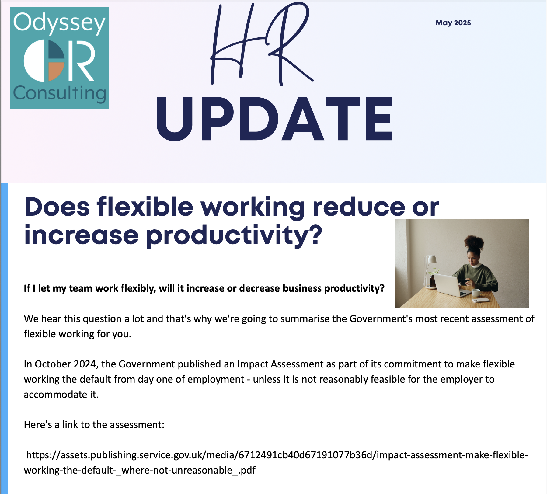 Does flexible working reduce or increase productivity?