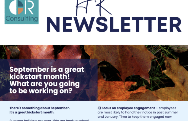August 2025 HR Newsletter – September is a great kickstart month!