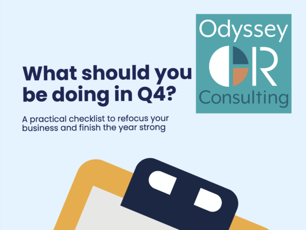 What should you be doing in Q4?