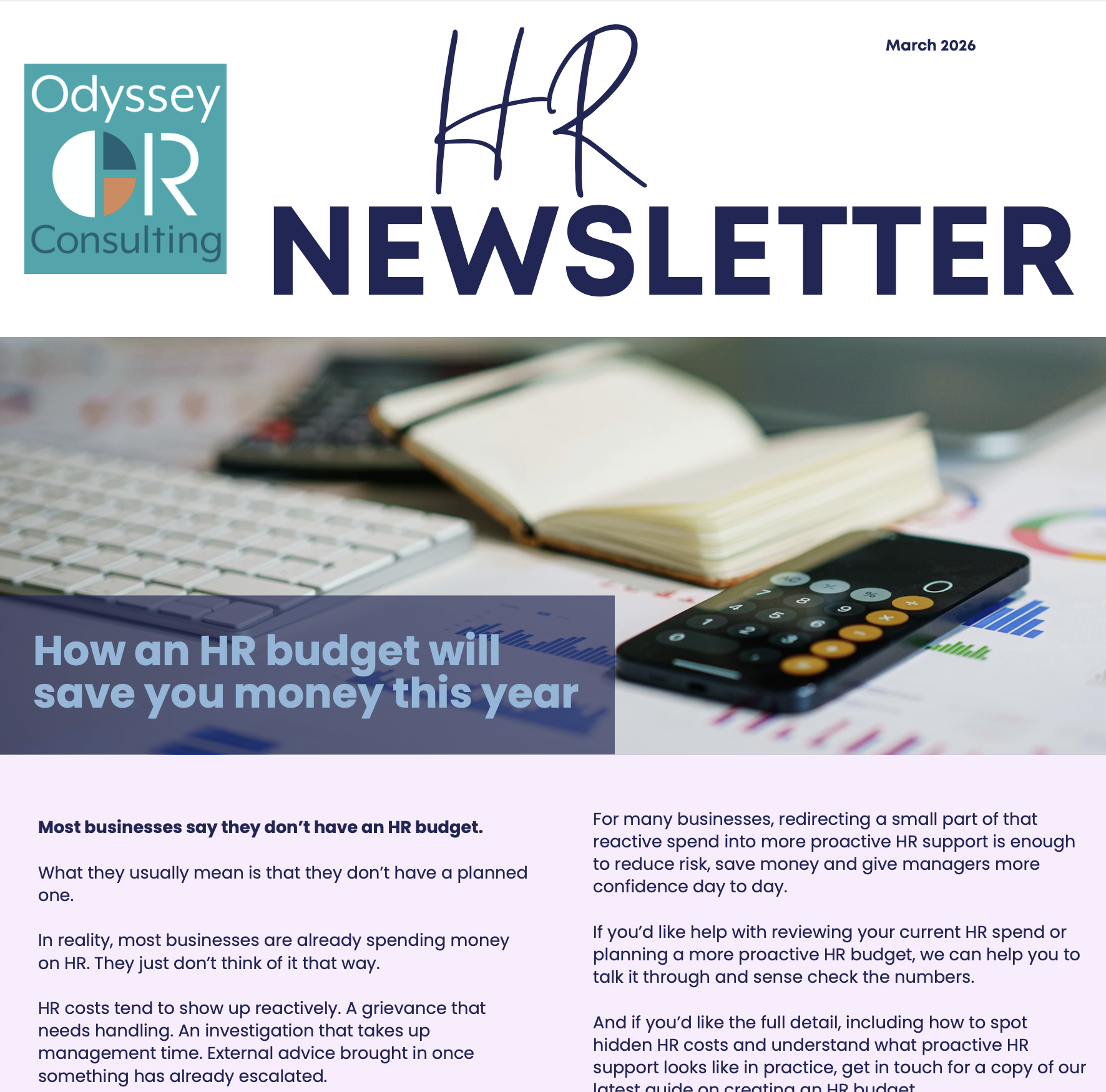 March 2026 – HR Newsletter
